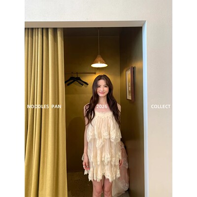 吊带连衣裙女春季蛋糕裙