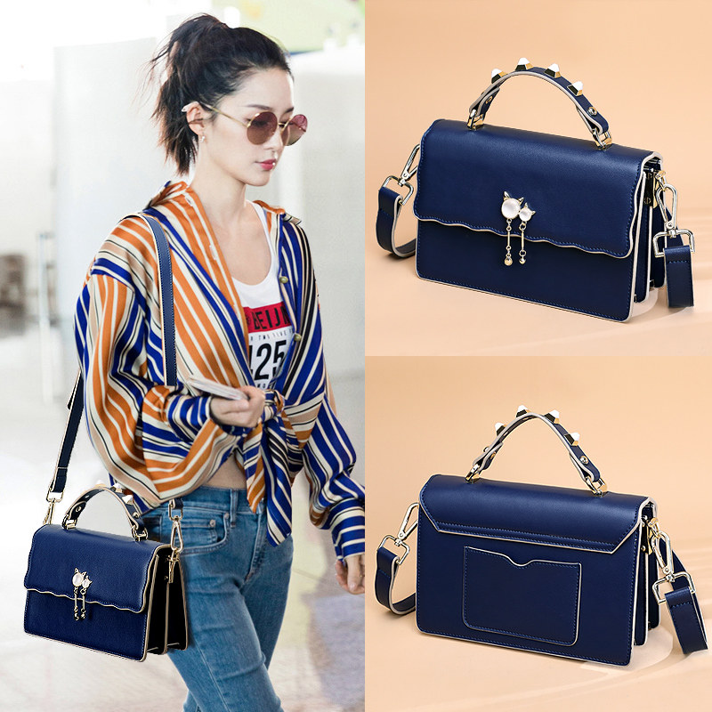 小ck包包女2019新款真皮女包时尚潮韩版限定风琴包手提单肩斜挎包