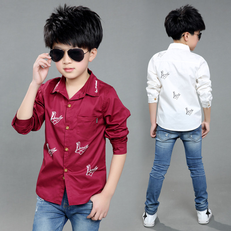 Chemise garcon à manche longue - Ref 2073991 Image 1