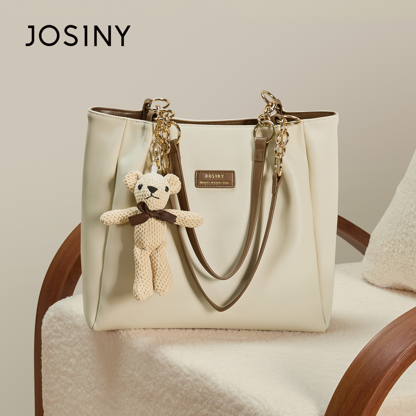 卓诗尼2025新款时尚百搭单肩包