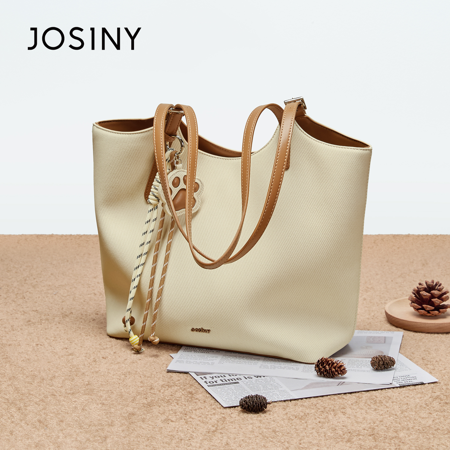 卓诗尼2025新款时尚百搭单肩包