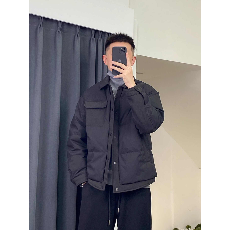 休闲日常50%单件收口袖菱格拼接