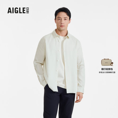 AIGLE艾高凉爽户外衬衫男士