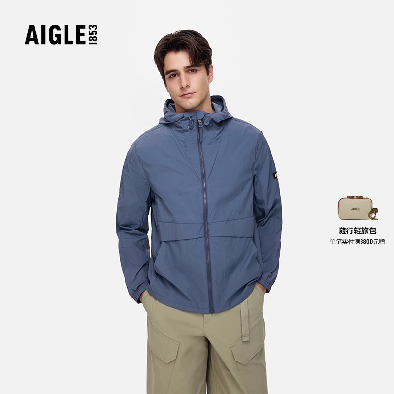AIGLE艾高防泼水防晒轻量夹克男图片