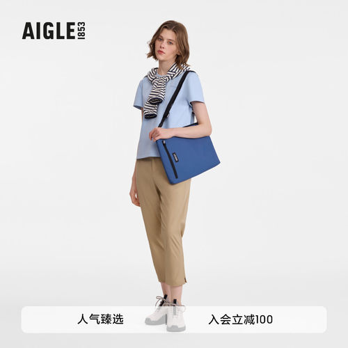 AIGLE艾高防泼水斜挎包中性