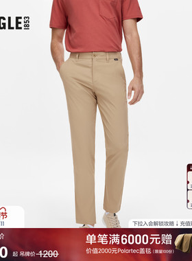 AIGLE艾高夏秋季DFT速干吸湿UPF40+防紫外线运动裤休闲长裤子男款