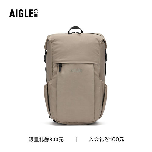 艾高男女同款后背包防泼水双肩包
