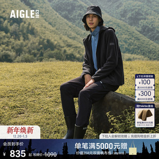 25年秋冬新品 AIGLE艾高男士 子直筒裤 防泼水户外休闲裤 BO90 长裤
