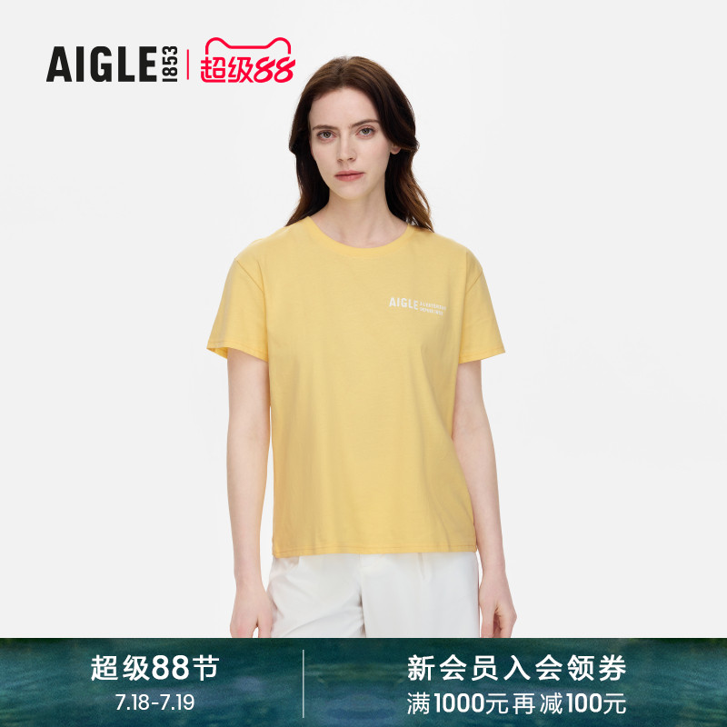 AIGLE艾高短袖T恤时尚简约女士