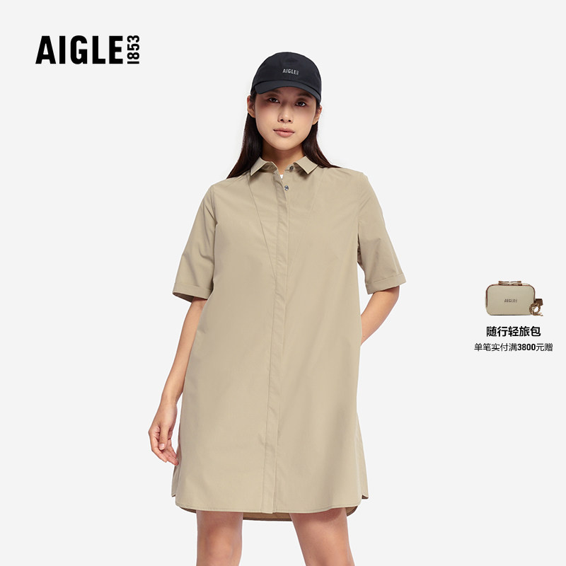 艾高女士衬衫裙户外休闲衣防晒图片