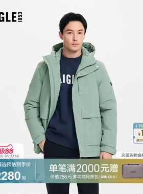 AIGLE MTD随变系列艾高男士棉服法式棉外套秋冬季保暖棉袄BC92