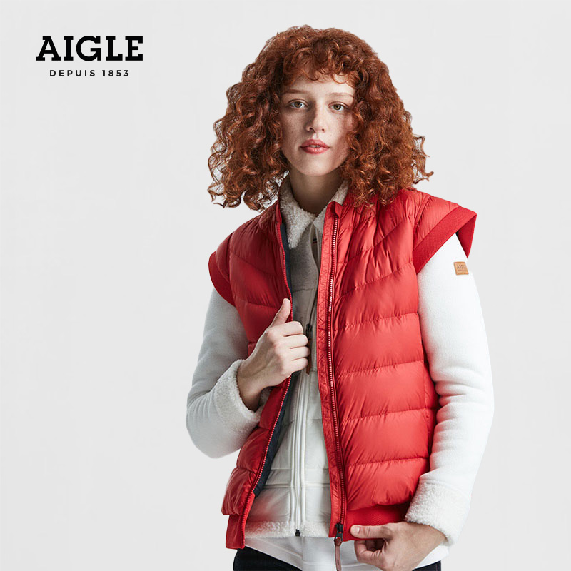 AIGLE艾高秋冬DOWNBERY VEST GD女款防泼水运动户外羽绒马甲外套|ruв категории открытый/альпинизм/в поход/Поездки товаров, открытый одежды, куртка, пальто - от Buy2taobao.com для оказания профессиональной услуги покупки агента Taobao