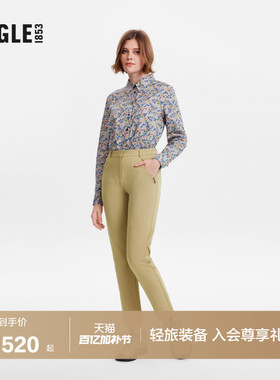 AIGLE艾高春季防泼水户外休闲长运动裤裤子女士运动长裤BD36