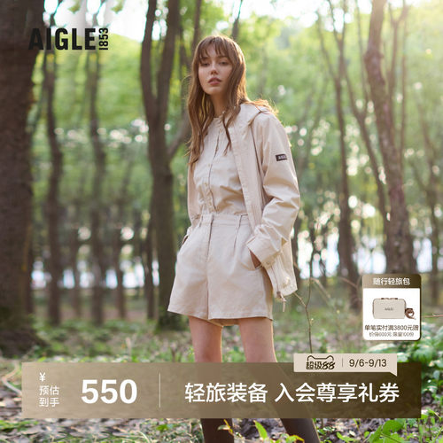 艾高女士短裤夏季户外休闲裤