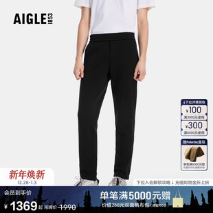 修身 Polartec法式 裤 子户外休闲裤 AIGLE艾高男士 25年秋冬新品 长裤