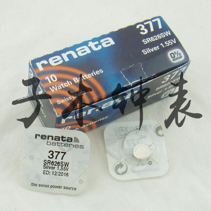 瑞士renata瑞娜塔纽扣电池sr626sw/ag4/lr626/377手表电池电子
