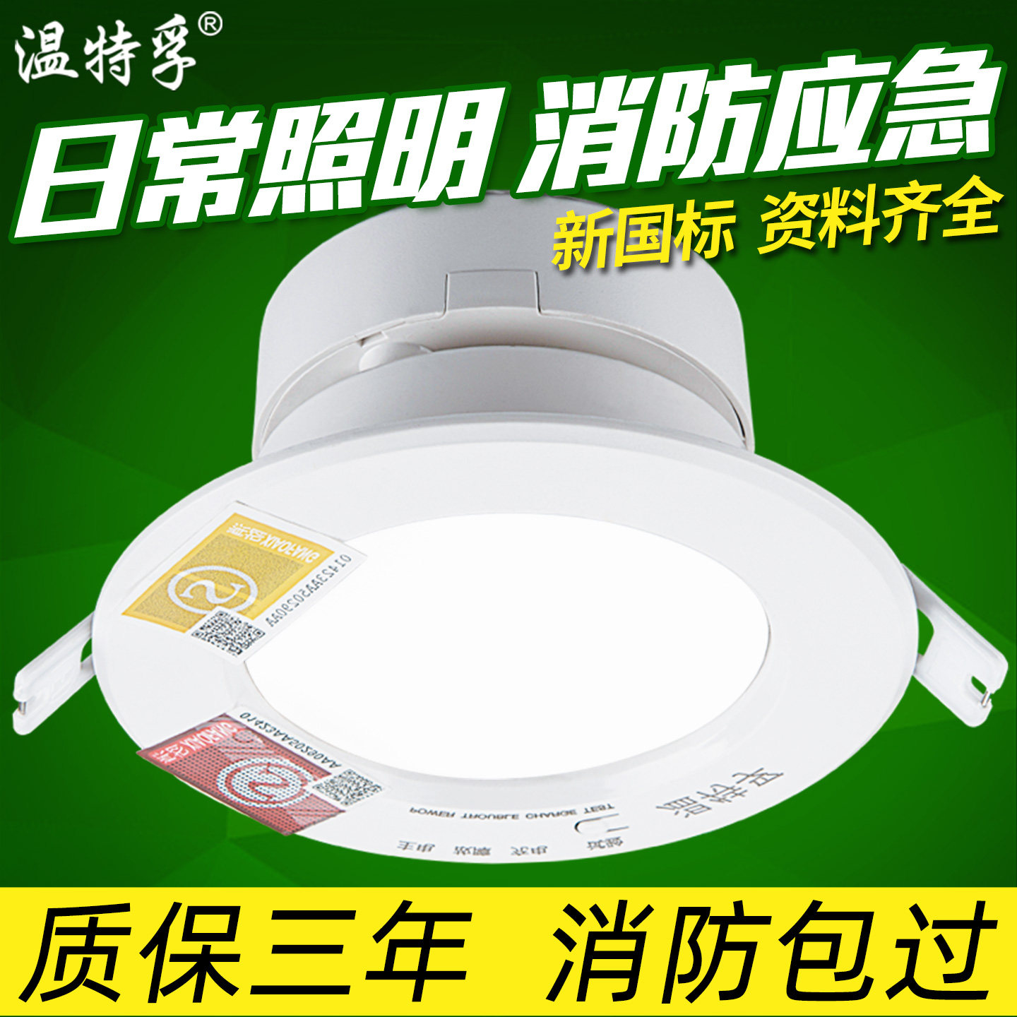 温特孚led室内一体化消防应急图片