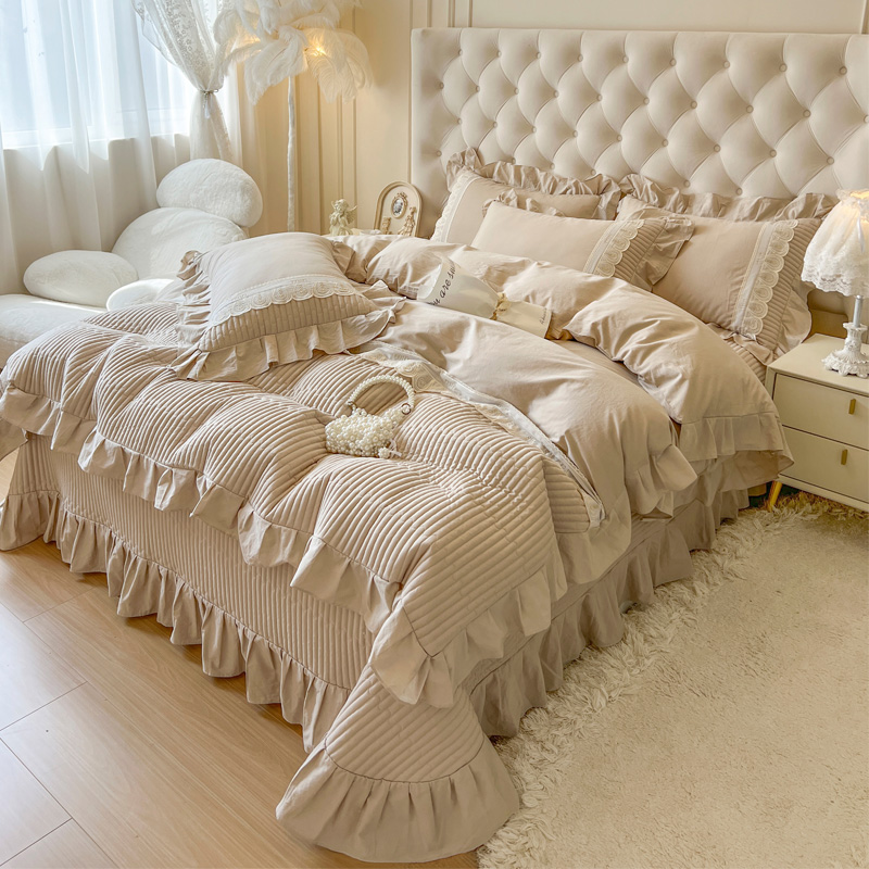 卡其色四件套高端大气上档次