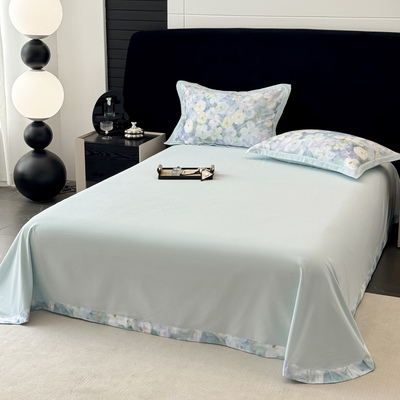 黄色床单枕套三件套家用圆角花边