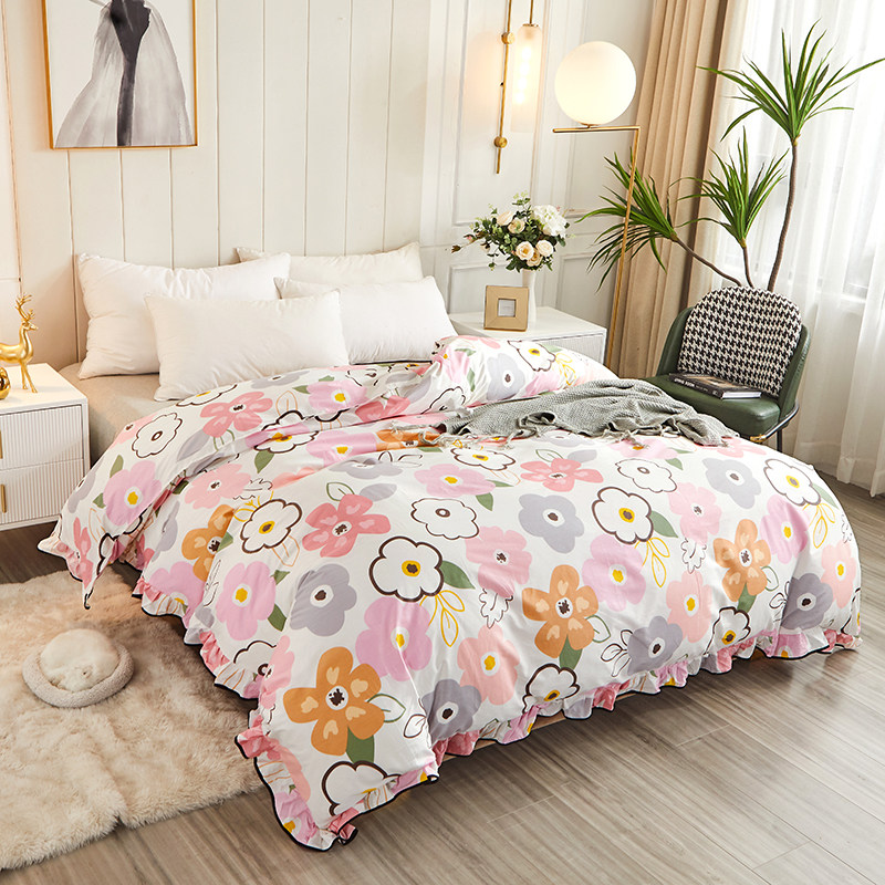 被套单件花边公主荷叶220*240