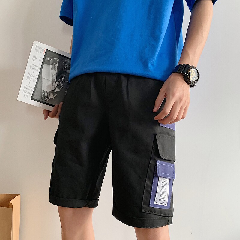 solar system Thin section Overalls Shorts solar system Trend leisure time pocket Pants Chaopai Youth Easy Five point pantsin the Men's clothing, Casual pants  category - from Buy2taobao.com to provide professional Taobao agent buy service