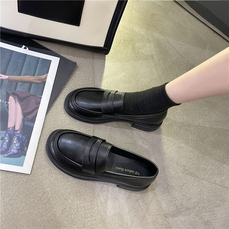 小皮鞋女英伦风女鞋春季2026年新款黑色工作平底单鞋软皮乐福鞋,女鞋,乐福鞋（豆豆鞋）,淘宝优惠券,粉丝福利购,淘宝优惠卷