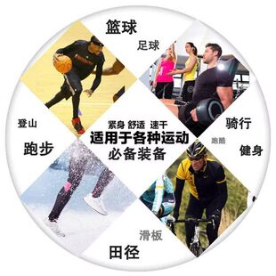 运动紧身短裤男田径篮球足球跑步打底吸汗高弹力铲球裤训练短裤男
