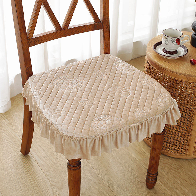 中式毛绒防滑四季凳子垫简约餐桌椅垫坐垫加厚家用屁垫椅子垫座垫,居家布艺,椅垫,淘宝优惠券,粉丝福利购,淘宝优惠卷