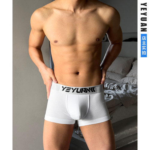 3条野原先生实拍莫代尔平角裤