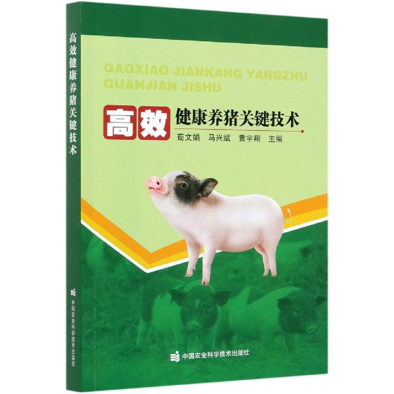 【官方正版】 高效健康养猪关键技术 荀文娟, 马兴斌, 黄宇翔主编 中国农业科学技术出版社 9787511650344