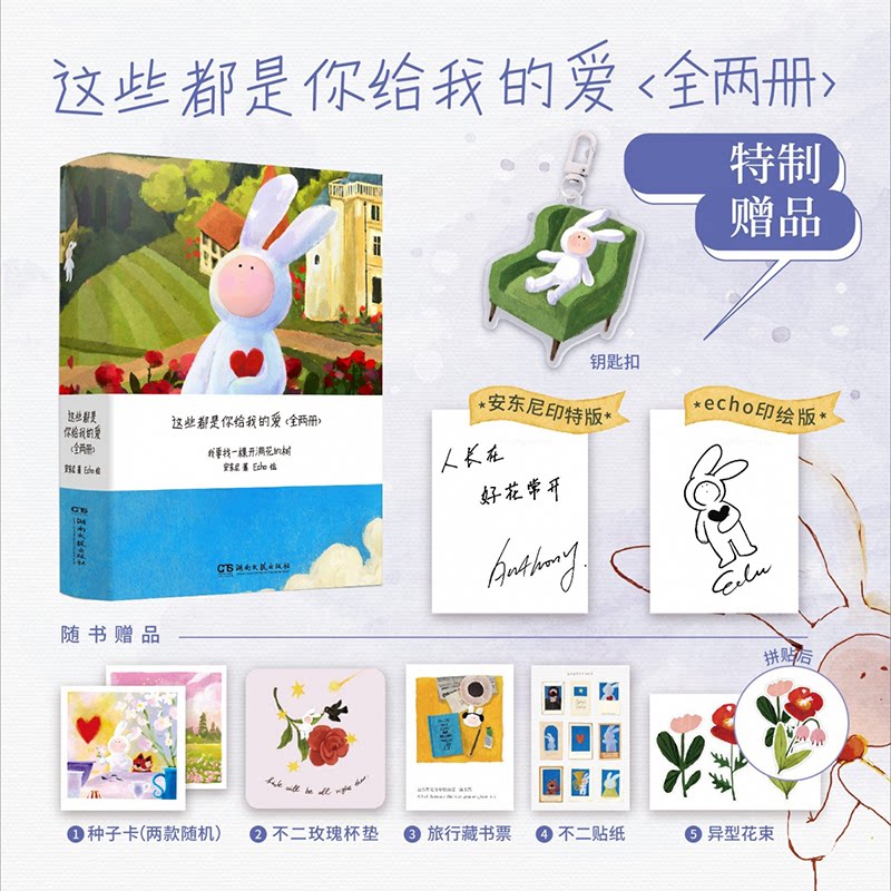 【官方正版】 这些都是你给我的爱 9787572624315 安东尼著 湖南文艺出版社