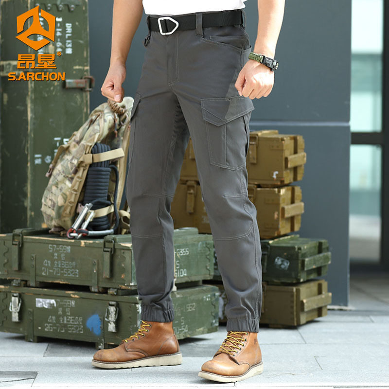 昂垦格洛克战术长裤男秋冬束脚舒适百搭收脚裤户外工装裤作训裤子,户外/登山/野营/旅行用品,迷彩裤/军迷裤/工装裤,淘宝优惠券,粉丝福利购,淘宝优惠卷