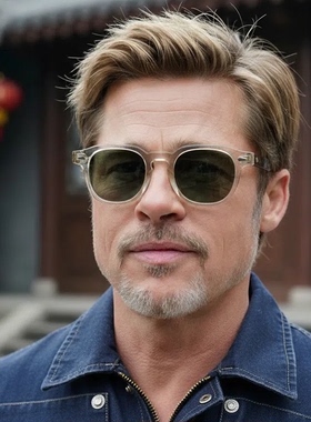 美式复古老钱风太阳眼镜框近视