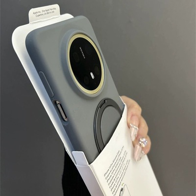 适用华为mate80手机壳液态硅胶防指纹新款pura70Pro保护套耐脏简约60Pro+磁吸ultra情侣带旋转支架外壳防摔潮