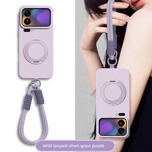 适用小米17手机壳17pro旋转17promax支架15新款15pro可背14斜挎spro背带挂绳13手绳13pro挂脖挂炼pro女ultra