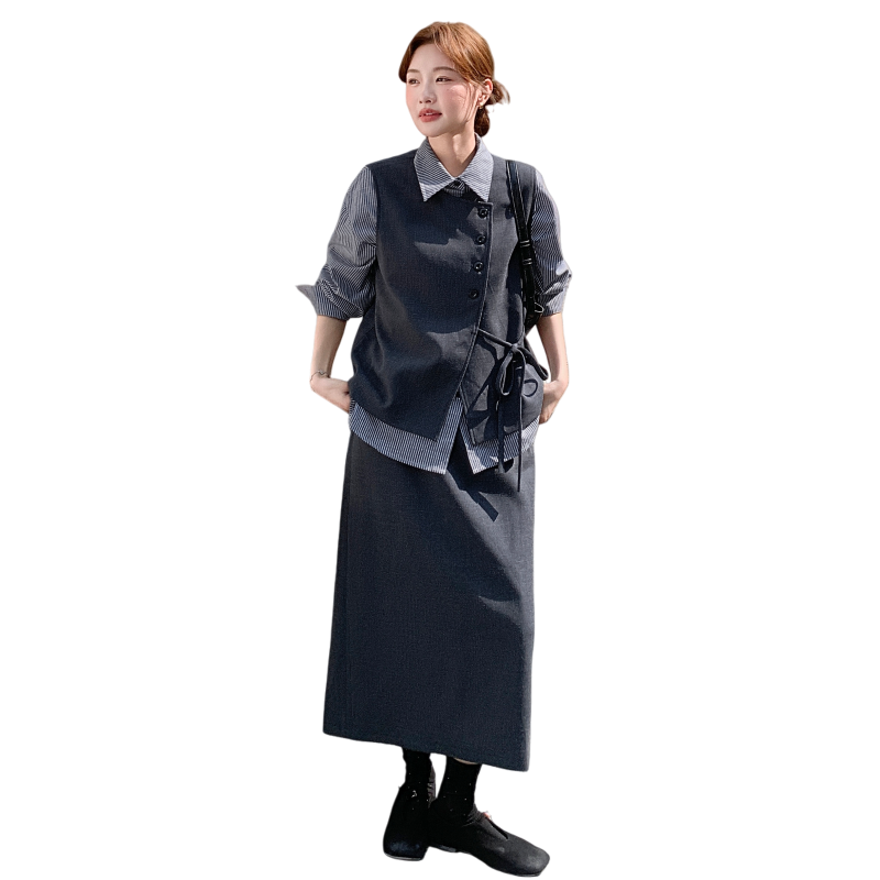 新款时尚套装女三件套套裙C252-2702-P195K318,女装套装/套裙,2C252