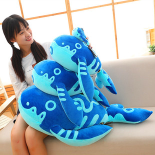 正版王者荣耀游戏庄周的鲲公仔毛绒玩具梦琪抱枕布娃娃玩偶BUFF女