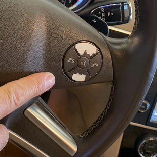 适用奔驰R M级ML320ML350GL450多功能方向盘按键R300R400R500按钮
