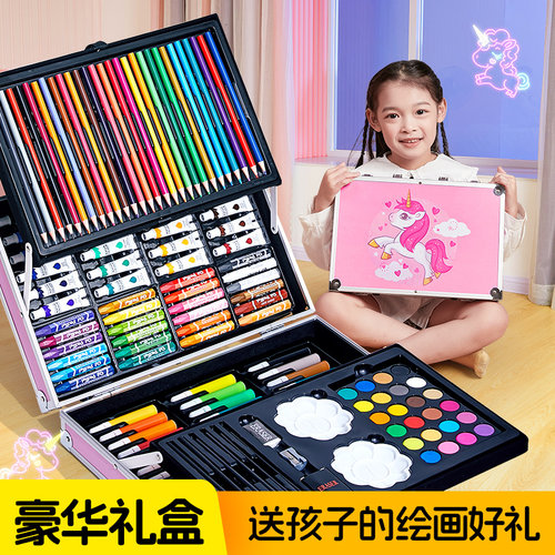 生日礼物4-10岁儿童女孩绘画套装