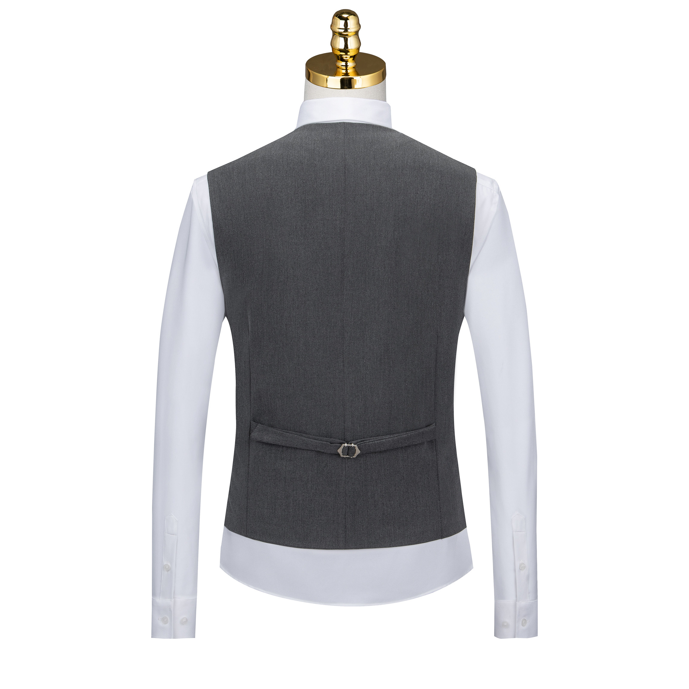 ROMON 2023 SUIT FITTED VEST GROOM WEDDING DRESS BRITISH STYLE LUXURY SUIT VEST HORSE CLIP MEN