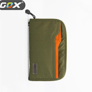GOX护照包出国留学大容量护照收纳包便携多功能证件包机票位防水