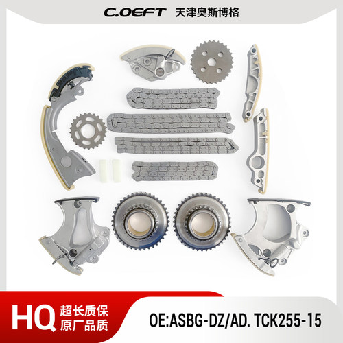 适用于大众奥迪TCK255 链条套装 ASBG-DZ/AD.TCK255-15