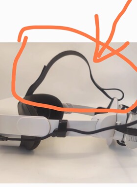 适合Oculus quest3头戴绑带单独魔术贴粘带头顶固定vr眼镜连接带