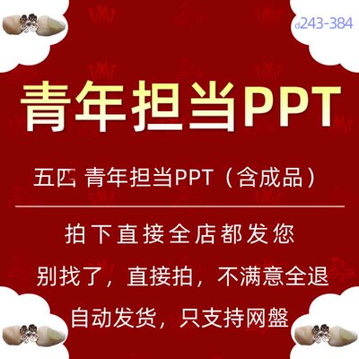 青春勇担当青年担当PPT模板心怀责任勇于担当企业责任与担当爱国5