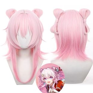 漫宝 崩坏星穹铁道cos假发三月七仙舟新形态新命途SP皮肤动漫假发