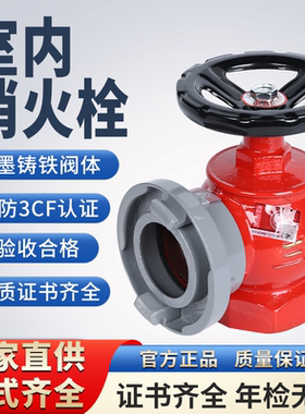 消防栓室内消火栓SN65/50旋转减压稳压栓2/2.5寸消防水带阀门普栓