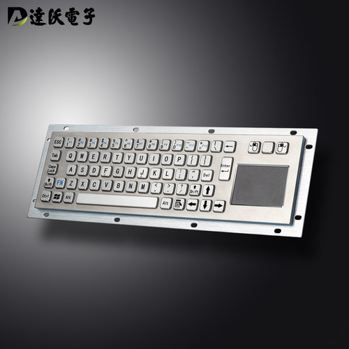 达沃D-8635自动化用金属工业一体键盘鼠标 地铁检查机不锈钢键盘 - 封面
