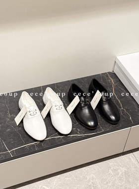 ELEVEN 极简主义！3/28 新品  26FW 软皮系带平底浅口单鞋女