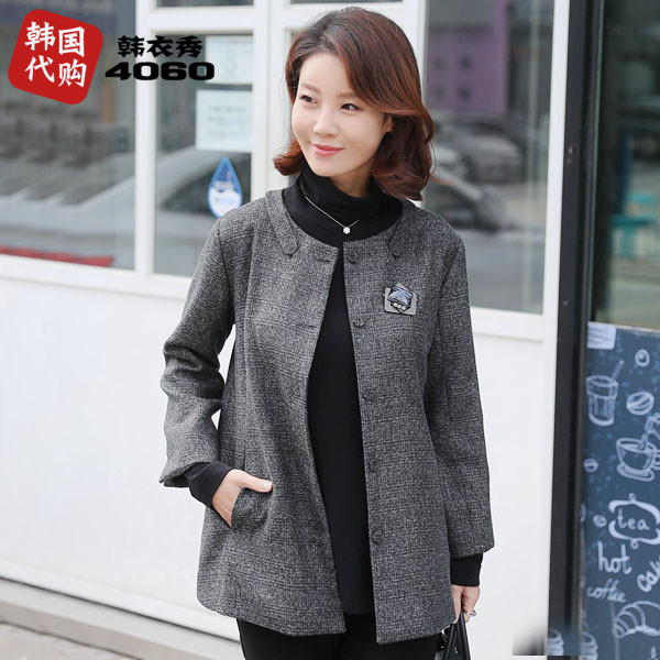 0韩国洋气宽松大码中老年女装