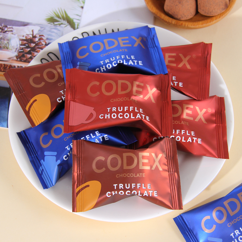 CODEX库德士松露形牛奶巧克力500g结婚喜糖果订婚礼伴手礼小零食
